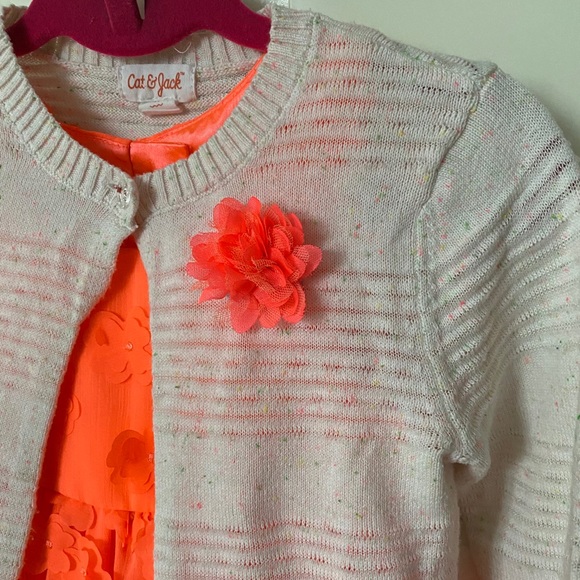 Cat & Jack dress and speckled shrug - Picture 4 of 8